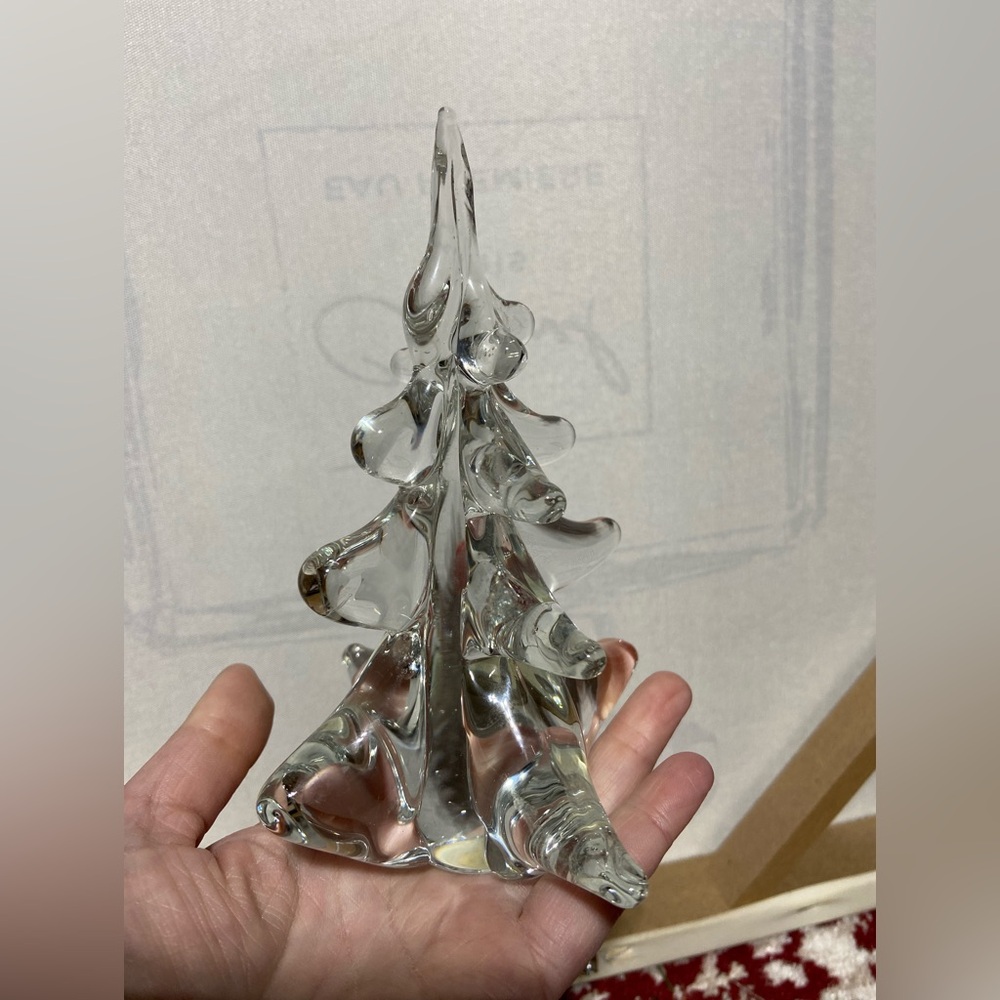 Vintage George Good Glass Christmas Tree